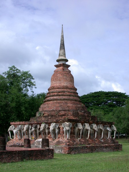 Elephants Supported Chedi